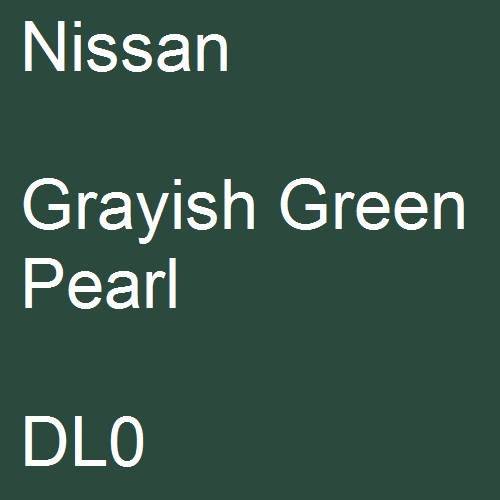 Nissan, Grayish Green Pearl, DL0.